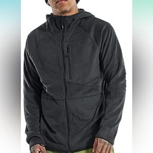 Burton Men's Stockrun Warmest Hooded Full-Zip Fleece Sz XS